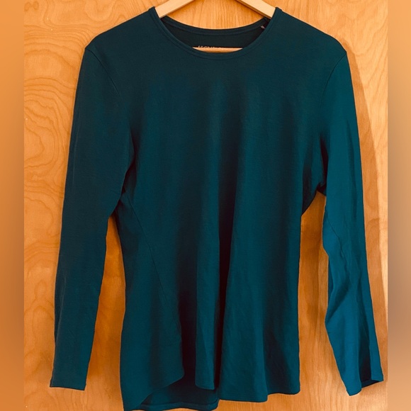 100% wool Segments Forest Green Base Layer Size Large - Picture 1 of 3